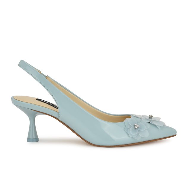 nine west Recca Flower Slingback Pumps