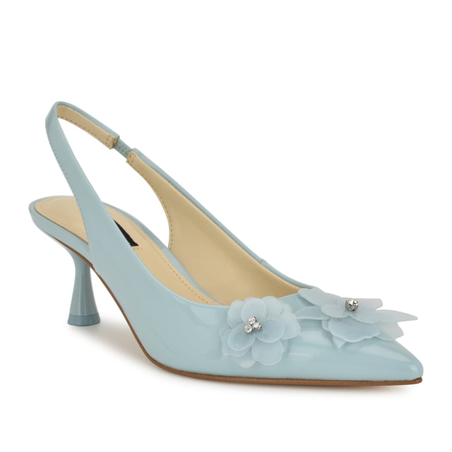 Nine West Recca Flower Slingback Pumps