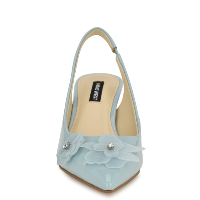 Nine West Recca Flower Slingback Pumps