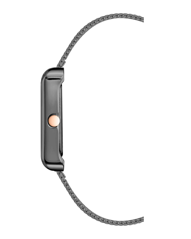 Nine West Rectangular Case Mesh Bracelet Watch