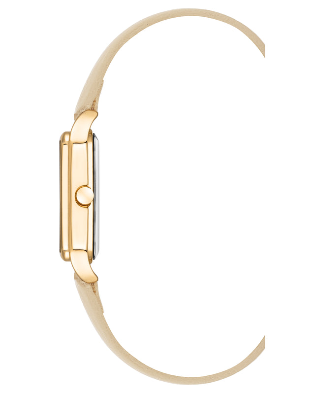 Nine West Rectangular Case Strap Watch