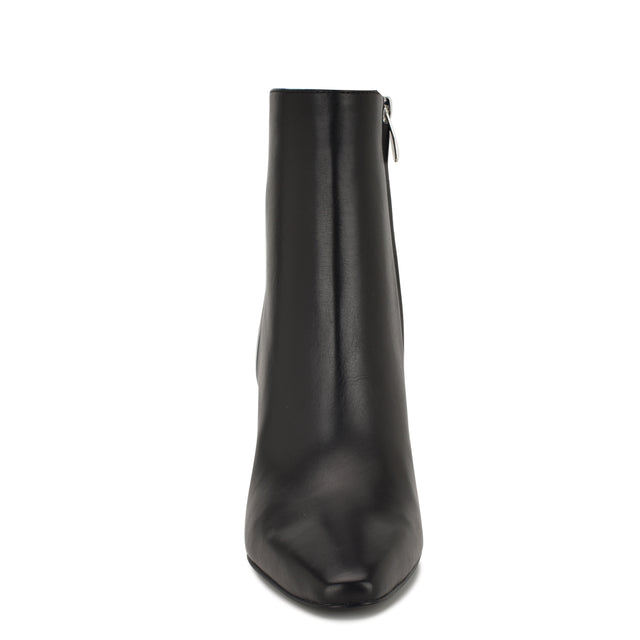 Nine West Reraye Block Heel Ankle Leather Booties
