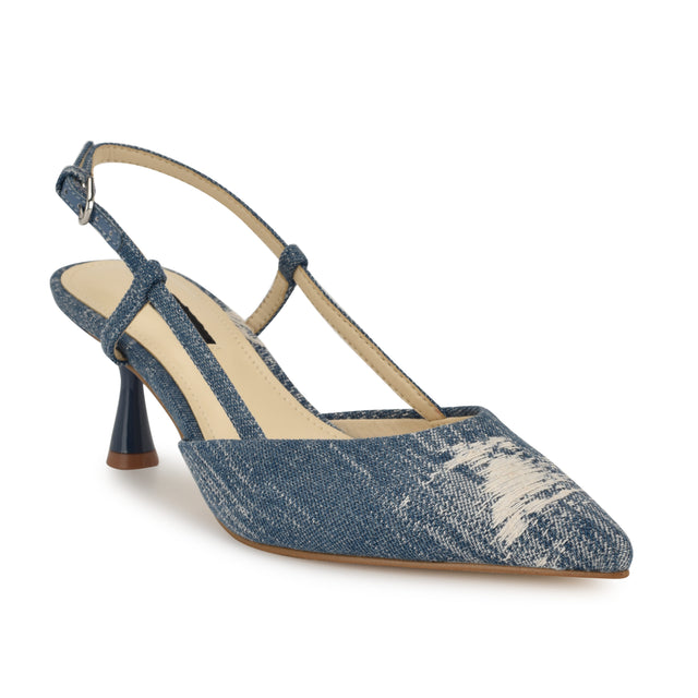 Nine West Rhonda Pointy Toe Slingbacks