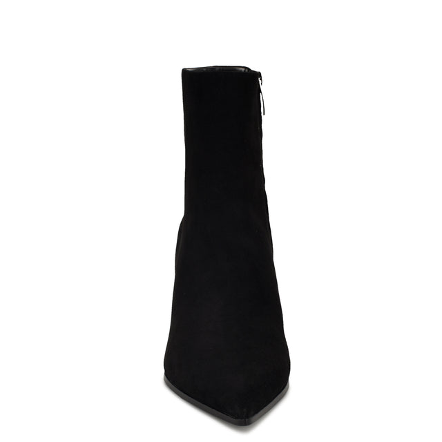 Nine West Savie Block Heel Ankle Leather Booties