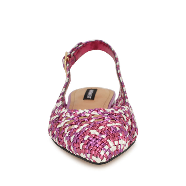 Nine West Soel Woven Slingback Flats