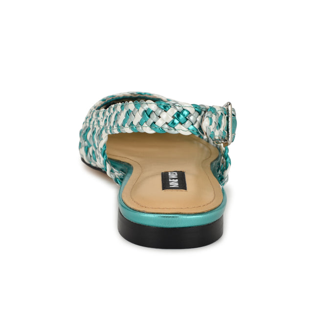 Nine West Soel Woven Slingback Flats