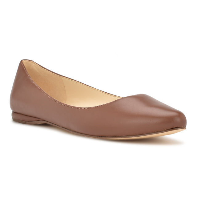 Nine West Speakup Almond Toe Flats