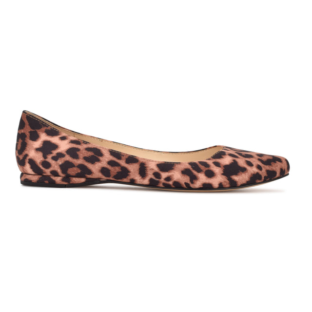 nine west Speakup Almond Toe Flats