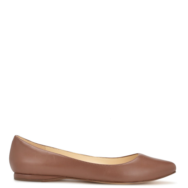 nine west Speakup Almond Toe Flats