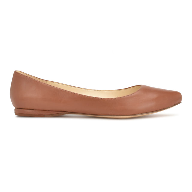 nine west Speakup Almond Toe Flats
