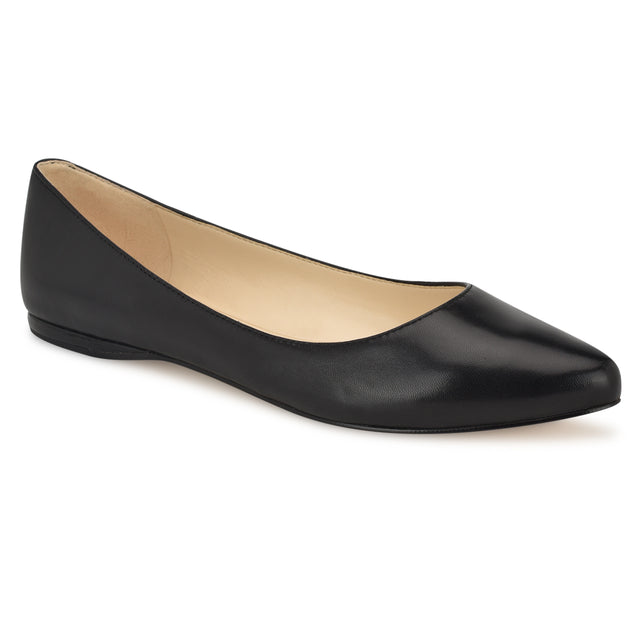 Nine West Speakup Almond Toe Flats