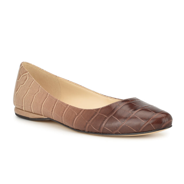 Nine West Speakup Almond Toe Flats