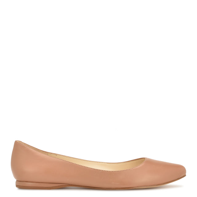 nine west Speakup Almond Toe Flats
