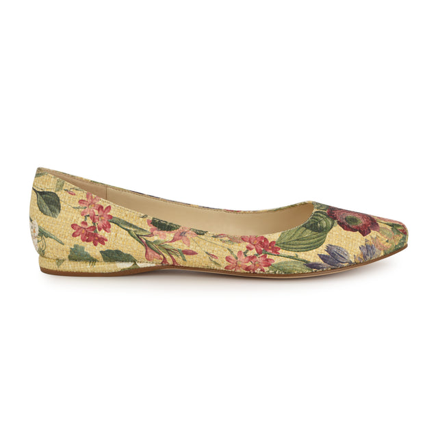 nine west Speakup Almond Toe Flats