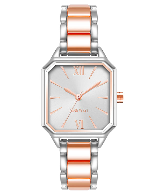 nine west Square Case Bracelet Watch