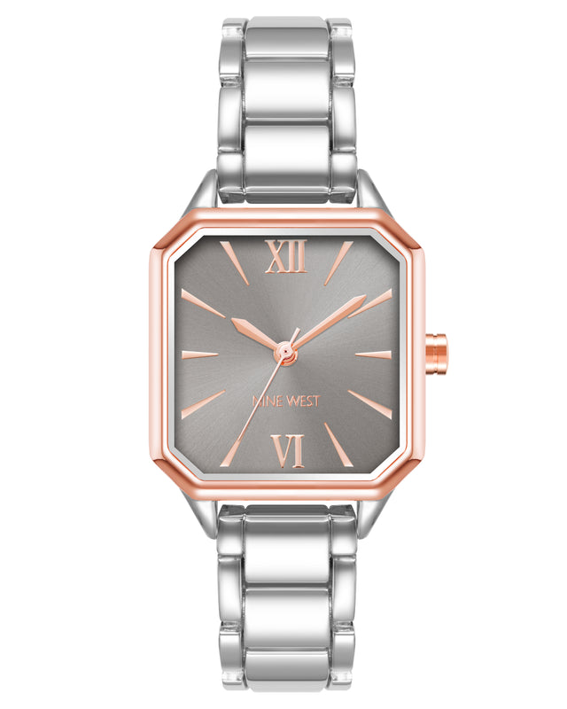 nine west Square Case Bracelet Watch