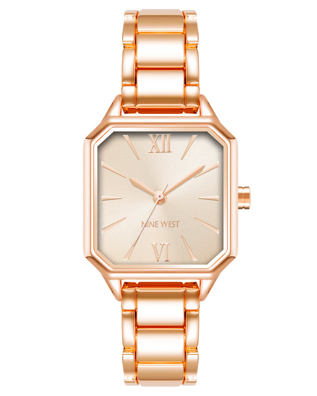 nine west Square Case Bracelet Watch