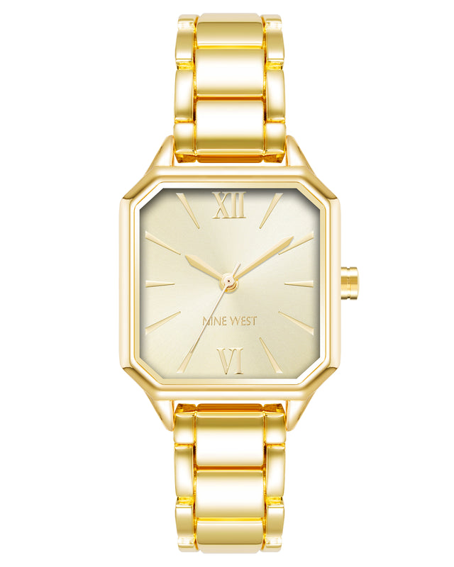 nine west Square Case Bracelet Watch