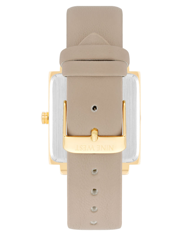 Nine West Square Case Strap Watch