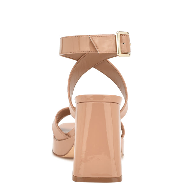 Nine West Tackle Ankle Strap Platform Sandals