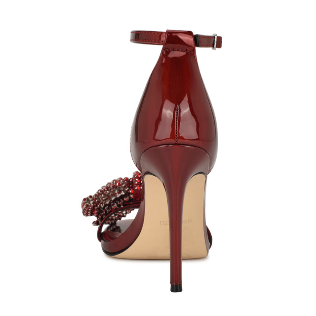 Nine West Tansie Embellished Bow Sandals