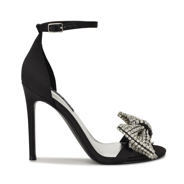 nine west Tansie Embellished Bow Sandals