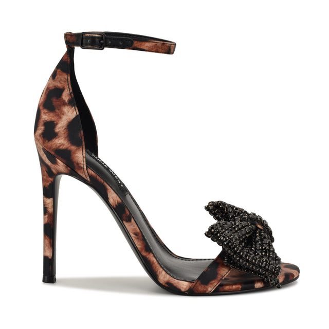 nine west Tansie Embellished Bow Sandals