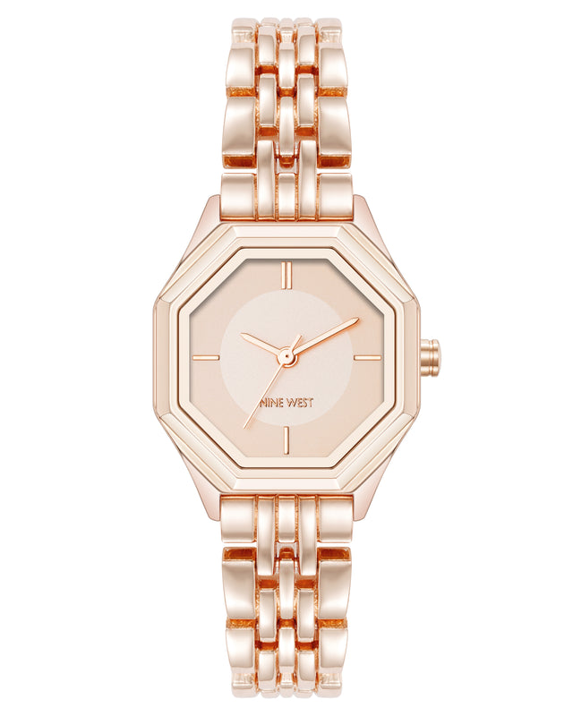 Nine West Timeless Octagonal Case Bracelet Watch