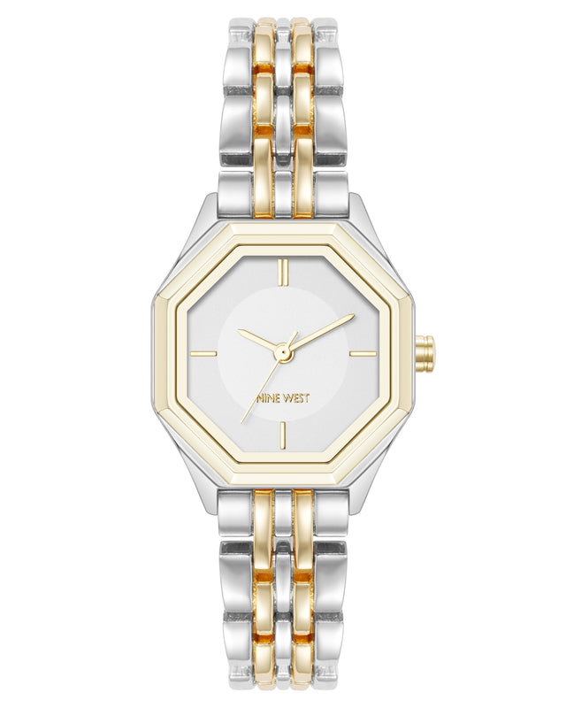 nine west Timeless Octagonal Case Bracelet Watch