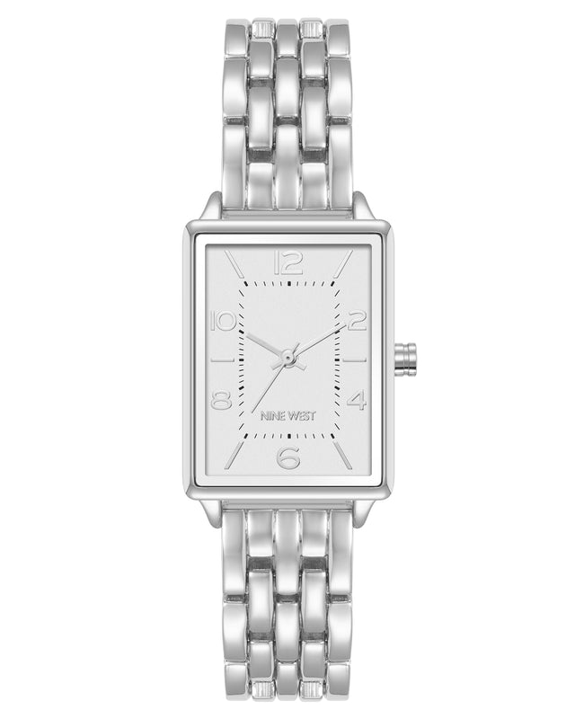 nine west Timeless Rectangular Case Watch