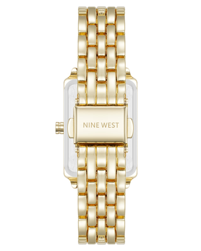 Nine West Timeless Rectangular Case Watch