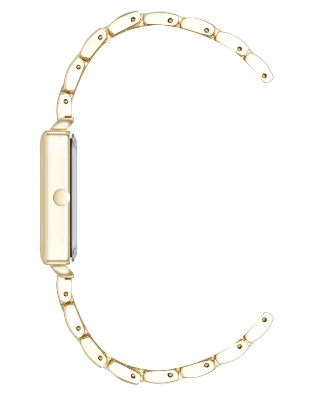 Nine West Timeless Rectangular Case Watch