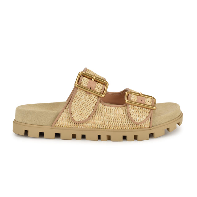 nine west Timma Footbed Slide Sandals