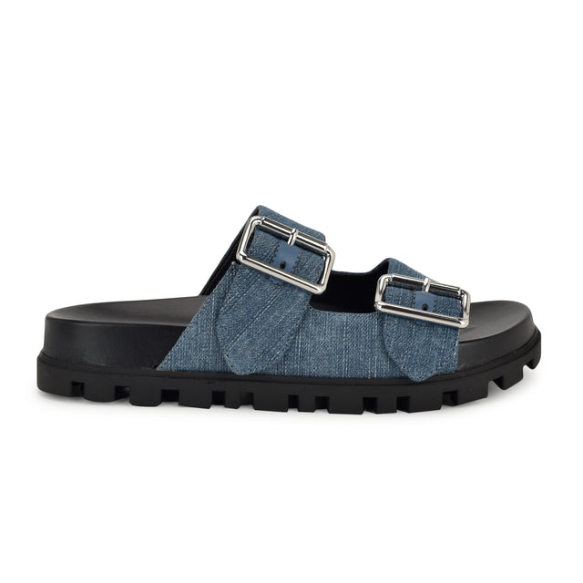 nine west Timma Footbed Slide Sandals