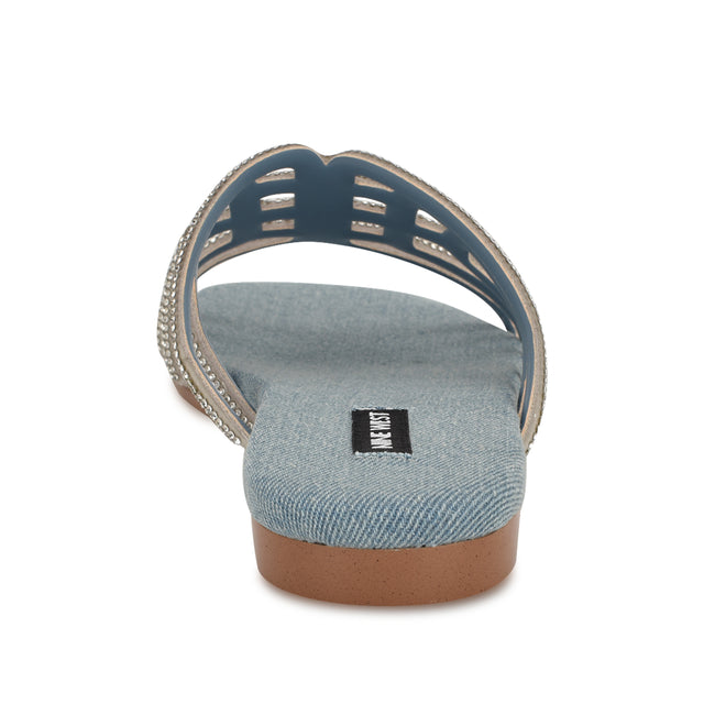 Nine West Timy Embellished Flat Sandals