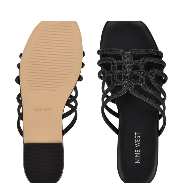 Nine West Timy Embellished Flat Sandals