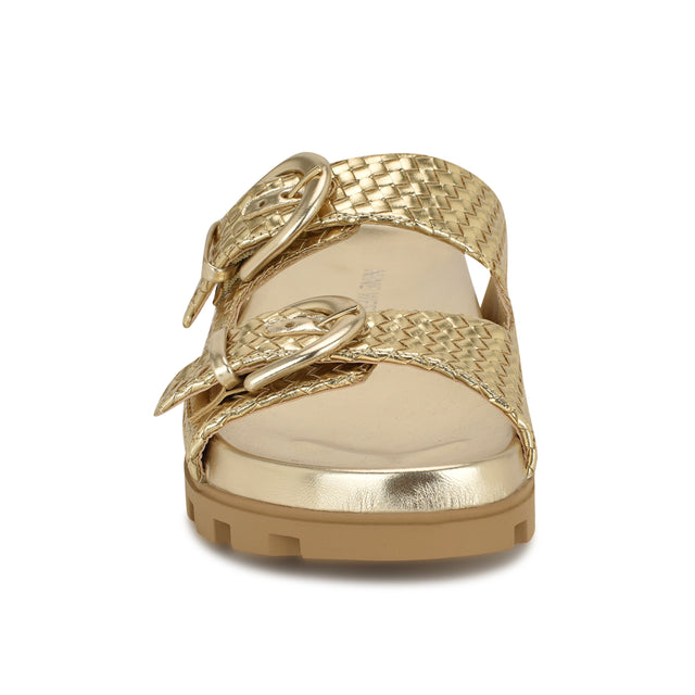 Nine West Tindy Woven Footbed Sandals