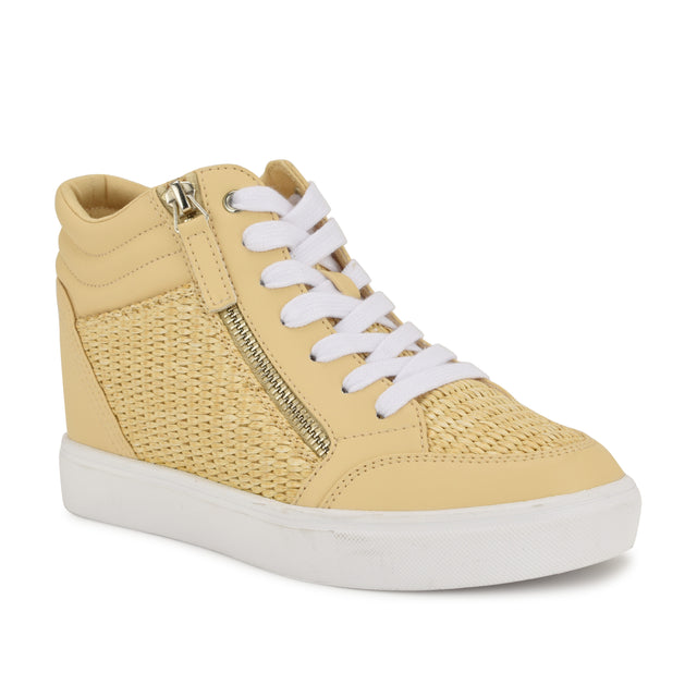 Nine West Tons High Top Hidden Wedge Sneakers