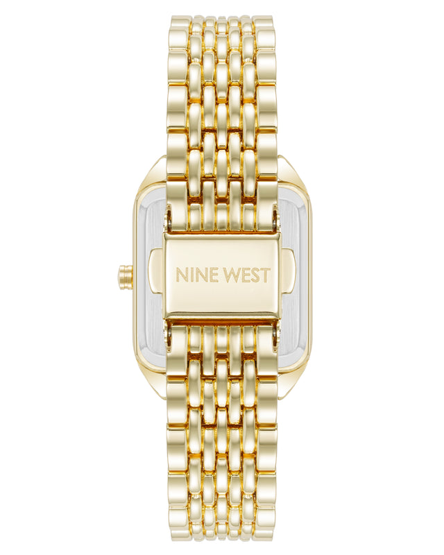 Nine West Vintage-Inspired Metal Bracelet Watch