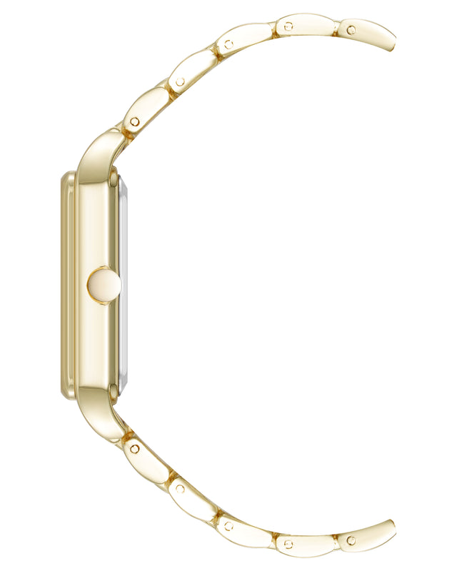 Nine West Vintage-Inspired Metal Bracelet Watch