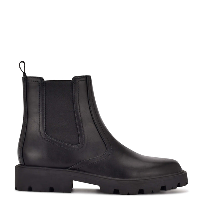 nine west Yullon Lug Sole Chelsea Booties